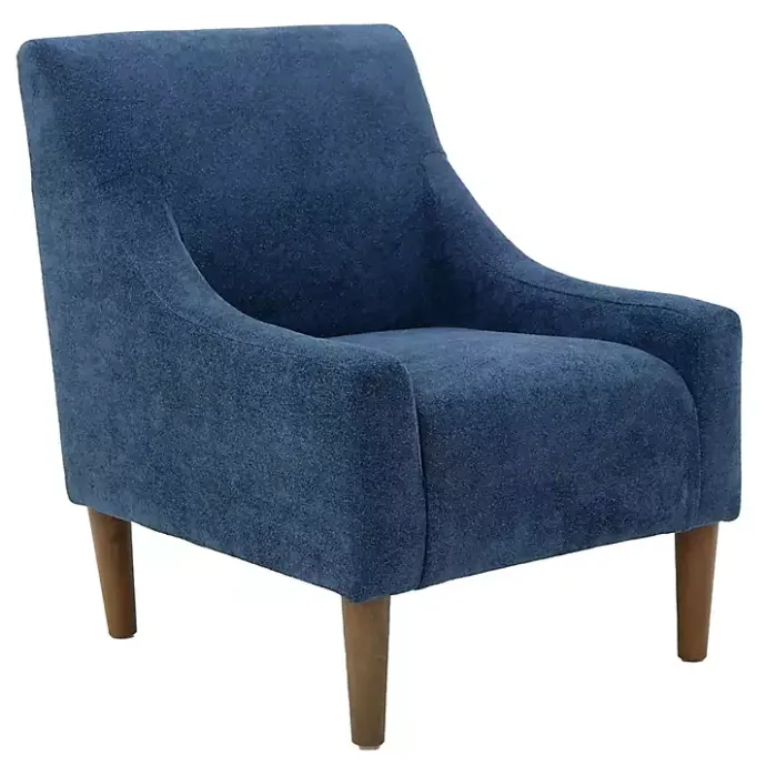 Kirklands Home Indigo Upholstered Shea Accent Chair Blue