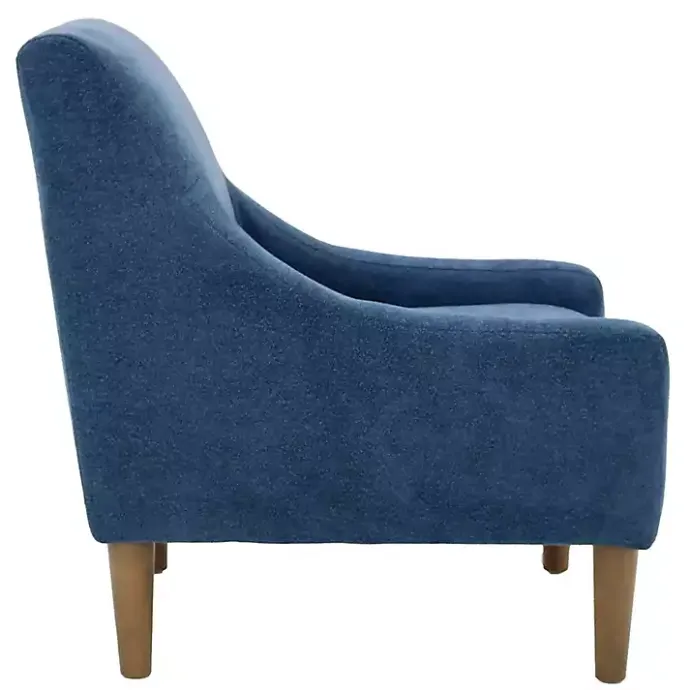 Kirklands Home Indigo Upholstered Shea Accent Chair Blue