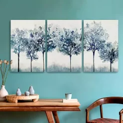 Discount Kirklands Home Indigo Forest Light Canvas Art Prints, 16x24