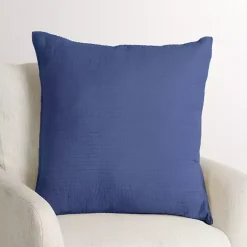 Hot Kirklands Home Indigo Quilted Santa Monica Pillow Blue