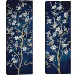 Discount Kirklands Home Indigo Spring I & II Canvas Art Prints, Set of 2 Blue