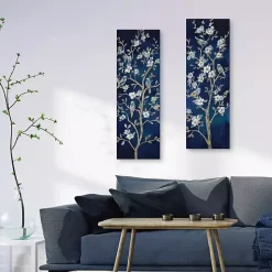 Discount Kirklands Home Indigo Spring I & II Canvas Art Prints, Set of 2 Blue