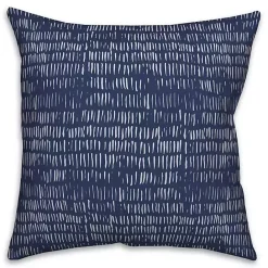 Clearance Kirklands Home Indigo Thatch Outdoor Throw Pillow