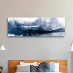 Clearance Kirklands Home Indigo Tides Giclee Canvas Art Print