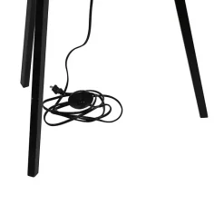 Hot Kirklands Home Industrial Tripod Wooden Floor Lamp Ivory