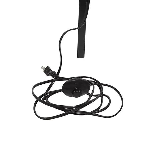 Hot Kirklands Home Industrial Tripod Wooden Floor Lamp Ivory