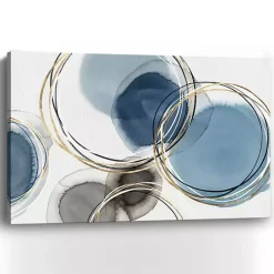 Kirklands Home Infinity Indigo II Abstract Canvas Art Print Blue
