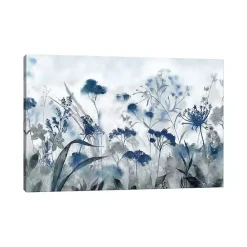 Sale Kirklands Home Inky Indigo Canvas Art Print Blue