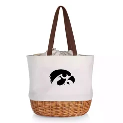 New Kirklands Home Iowa Hawkeyes Canvas Tote Bag Black