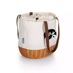 New Kirklands Home Iowa Hawkeyes Canvas Tote Bag Black