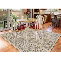 Clearance Kirklands Home Irene Yellow Daffodil Outdoor Area Rug, 4x7