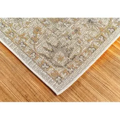 Clearance Kirklands Home Irene Yellow Daffodil Outdoor Area Rug, 4x7