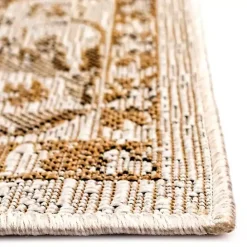 Clearance Kirklands Home Irene Yellow Daffodil Outdoor Area Rug, 4x7