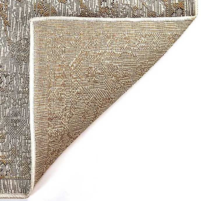 Clearance Kirklands Home Irene Yellow Daffodil Outdoor Area Rug, 4x7