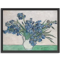 Best Kirklands Home Irises II Framed Canvas Art Print, 42x32 in.