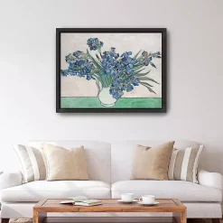 Best Kirklands Home Irises II Framed Canvas Art Print, 42x32 in.