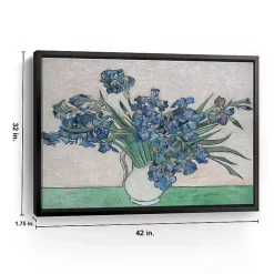 Best Kirklands Home Irises II Framed Canvas Art Print, 42x32 in.