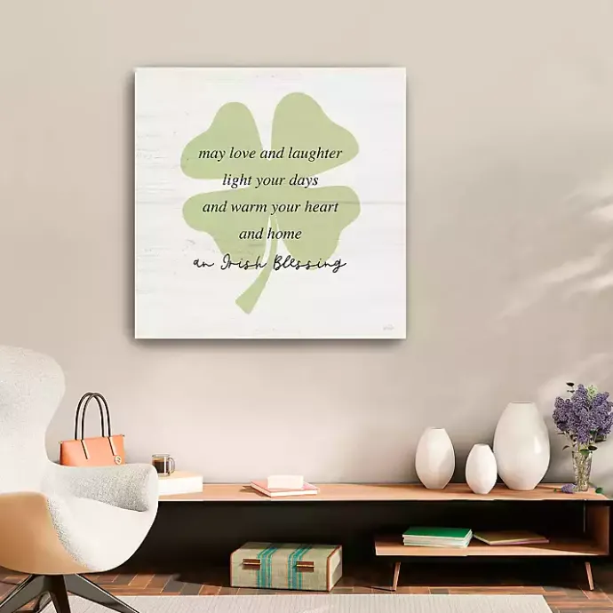 Best Kirklands Home Irish Blessing Canvas Art Print, 30x30 in.