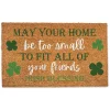 Discount Kirklands Home Irish Blessing Shamrock Doormat