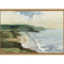 Best Kirklands Home Irish Coast Framed Canvas Art Print