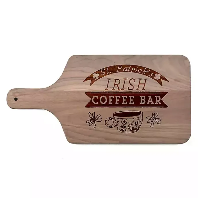 Best Kirklands Home Irish Coffee Bar Walnut Cutting Board Brown