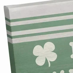 Discount Kirklands Home Irish Kisses & Shamrock Wishes Canvas Art Print