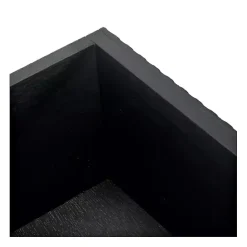 Discount Kirklands Home Irma Textured Drawers Console Table Black