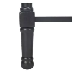 Discount Kirklands Home Irma Textured Drawers Console Table Black