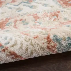 Best Kirklands Home Irsia Rust Traditional Serged Runner, 2x8