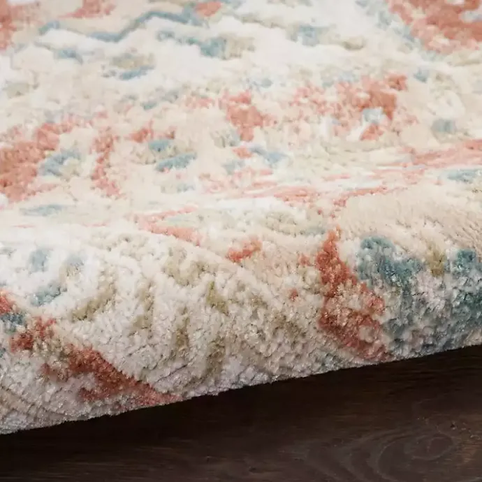 Best Kirklands Home Irsia Rust Traditional Serged Runner, 2x8