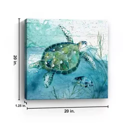 Sale Kirklands Home Island Swim I Giclee Canvas Art Print