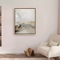 Best Kirklands Home Isolation Framed Canvas Art Print Gray