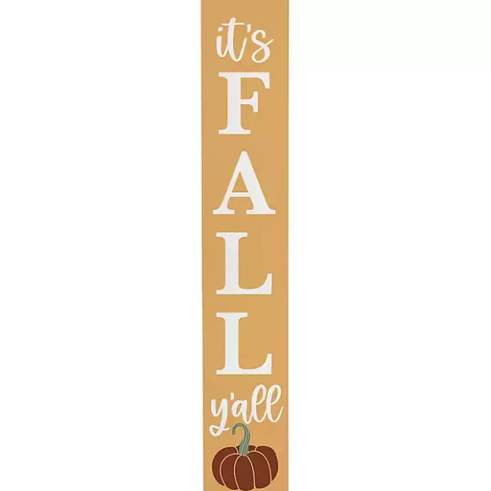 New Kirklands Home It's Fall Y'all Porch Board Yellow