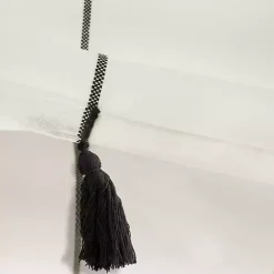 Clearance Kirklands Home and Black Striped King Coverlet Ivory