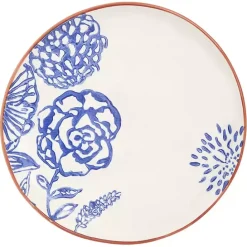 Clearance Kirklands Home Ivory and Blue Floral 16-pc. Dinnerware Set