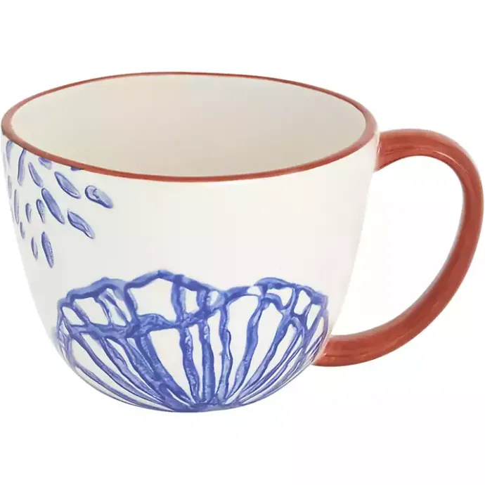 Clearance Kirklands Home Ivory and Blue Floral 16-pc. Dinnerware Set