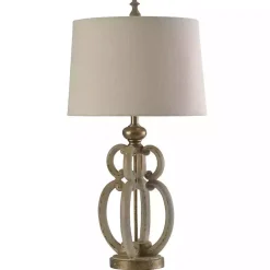 Best Kirklands Home and Gold Sculpture Table Lamp Ivory