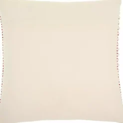 Discount Kirklands Home Ivory and Red Looped Christmas Tree Throw Pillow