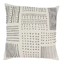 Discount Kirklands Home Aztec Treasures Throw Pillow Ivory