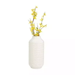 Hot Kirklands Home Ivory Aztec Vase, 13in White