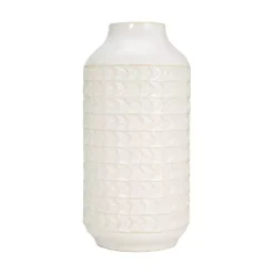 Hot Kirklands Home Ivory Aztec Vase, 13in White