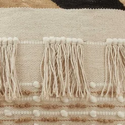 Best Kirklands Home Ivory Boho Fringe Jute Pillow