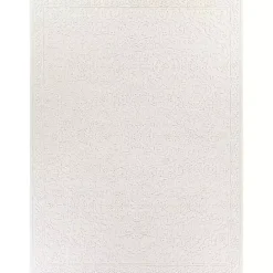 Sale Kirklands Home Ivory Botanical Bohemian Area Rug, 8x10 White