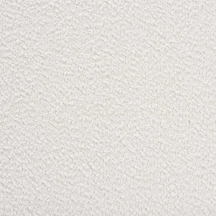 Discount Kirklands Home Boucle & Wood Frame Accent Chair Ivory