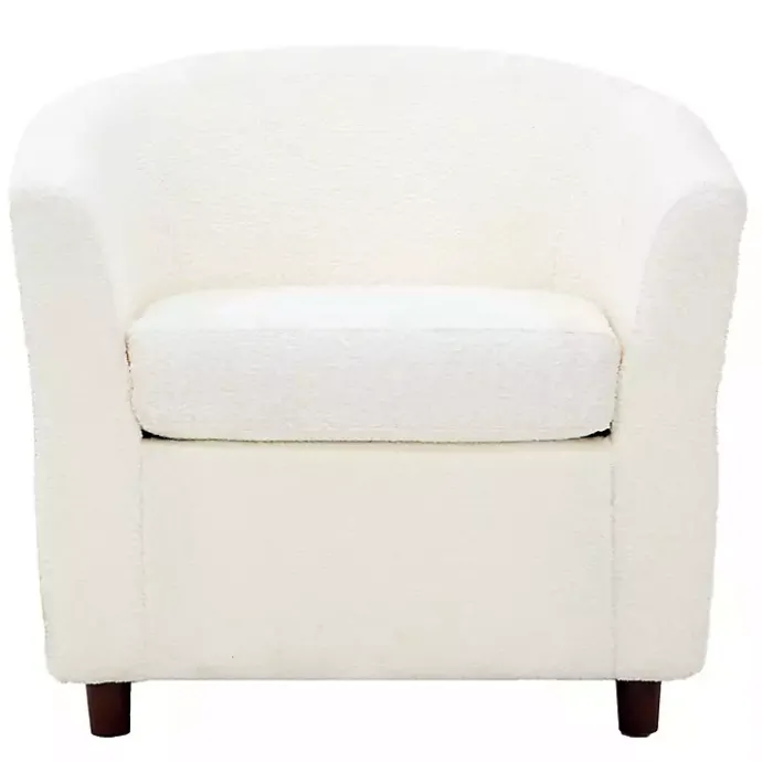 Online Kirklands Home Boucle Parker Club Chair Ivory