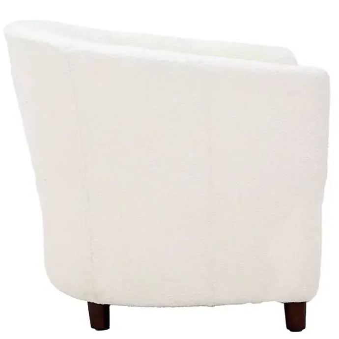 Online Kirklands Home Boucle Parker Club Chair Ivory