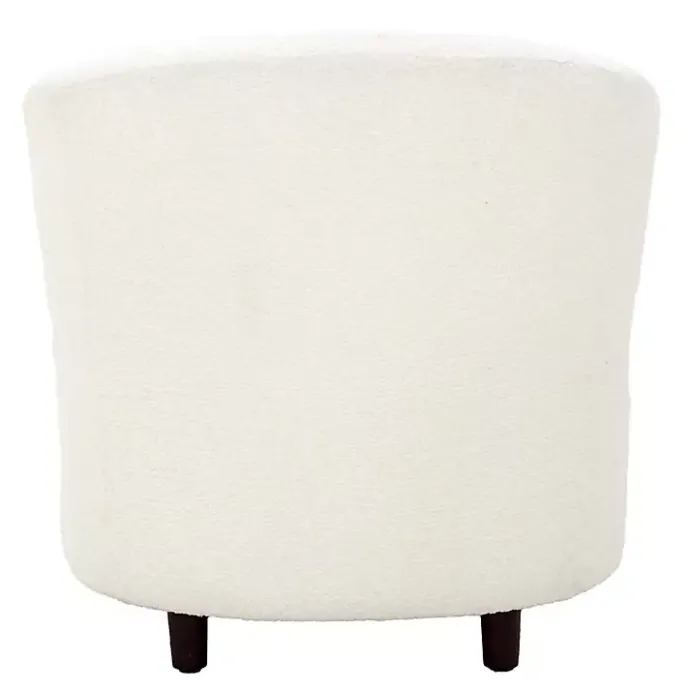 Online Kirklands Home Boucle Parker Club Chair Ivory