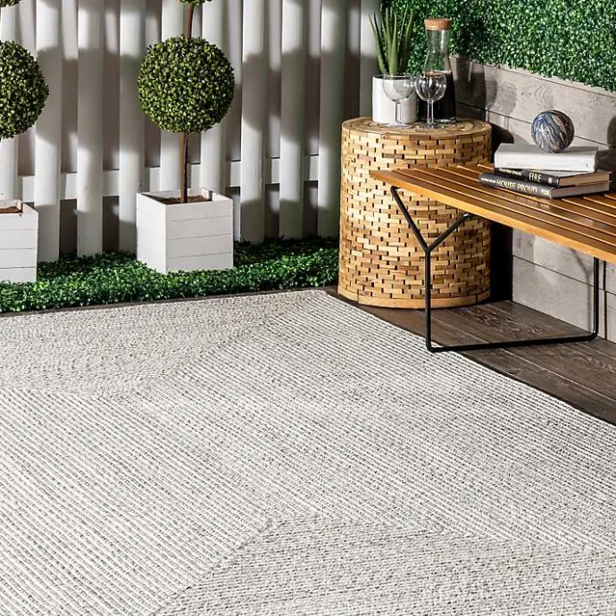 Best Kirklands Home Ivory Braided Lefebvre Area Rug, 10x14 White