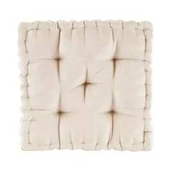 Sale Kirklands Home Chenille Floor Cushion Ivory