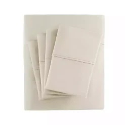 Kirklands Home Cotton Blend Sateen 6-pc. King Sheet Set Ivory